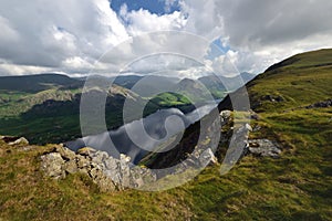 White clouds over Wasdale and Wast Water