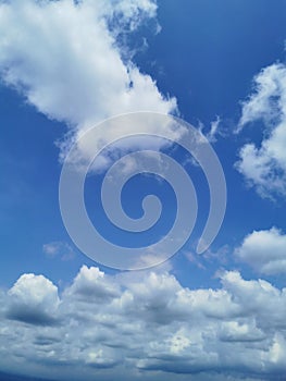 White Clould in the sunny