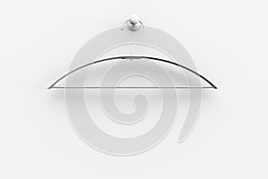 White coat hanger. Light theme