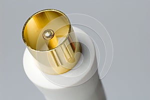 White coaxial cable photo