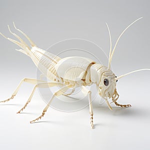 White Cockroach Model Inspired By Sony Fe 85mm F1.4 Gm photo