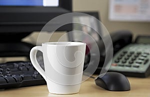 White Coffe Mug