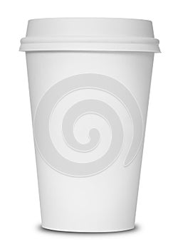 White coffee cup