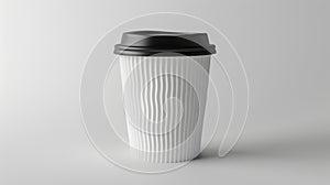 The white coffee cup.AI generated image