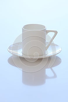 White coffee expresso cup