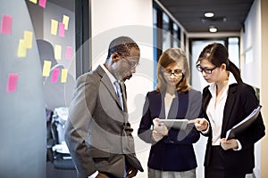 White Collar Worker Organization Meeting Office Concept