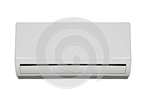 White color air conditioner machine isolated