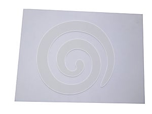 White Color Non Woven Fabric On White Background