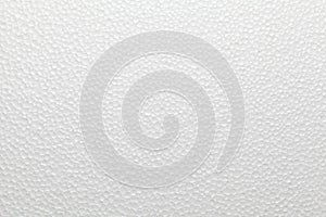 White color polystyrene or thermocouple or Thermoplastic textured background.