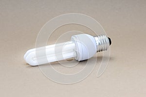 White Compact Fluorescent Lamp with lighting