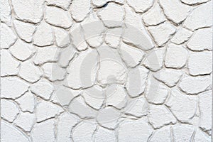 White concrete wall and floor as a background texture with a pattern