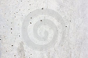 White concrete wall texture.Concrete walls are smooth, because the air bubbles. And wall texture cracking No beauty ,Rough surfac