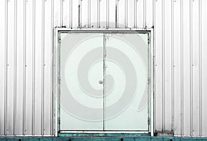 White container doors background texture