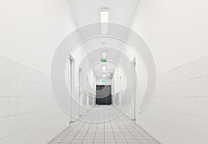 White, corridor
