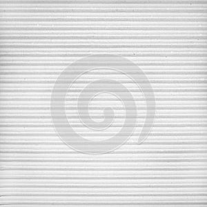 White corrugated cardboard texture photo