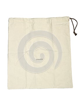 White cotton bag