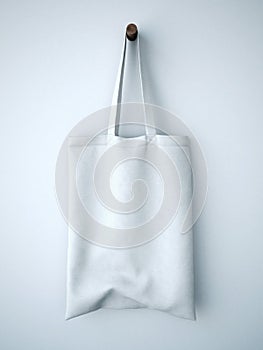 White cotton bag