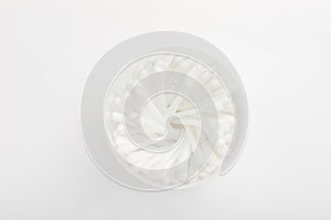 White cotton ear swabs