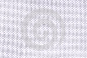 White cotton fabric texture background, seamless pattern of natural textile. Hessian surface