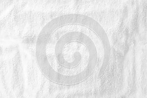 White cotton towel mock up template fabric