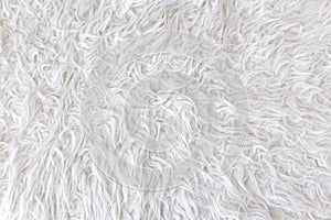 White cotton wool background texture.