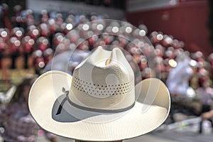 White cowboy hat at Calgary stampede