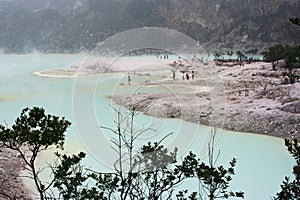 White Crater in Bandung, Indonesia photo