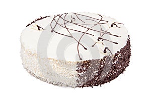 White Cream Icing Cake