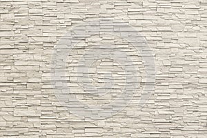 White cream marble limestone brick tile wall aged texture detailed pattern background