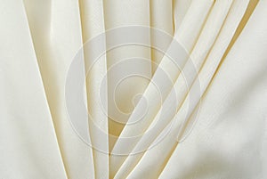 White creamy fabric texture