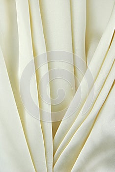 White creamy fabric texture