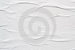 White creased poster texture