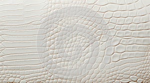 White crocodile leather texture.