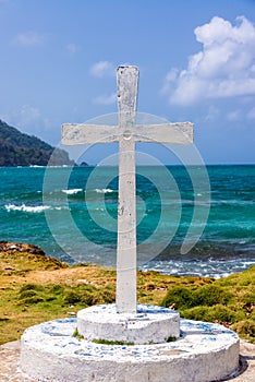 White Cross and Sea