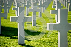 Cemetery in Normandy photo