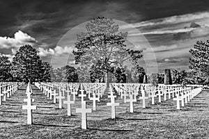 American Military World War 2 Cemetery Normandy France