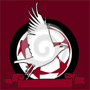white crow logo for soccer