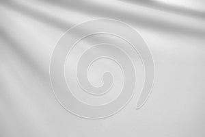 White crumple cloth fabric for background and texture
