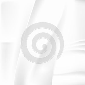 White Crumpled Abstract Background
