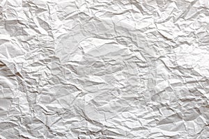 White Crumpled Paper