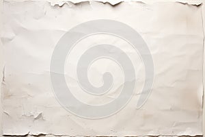 white crumpled paper texture background AI generated