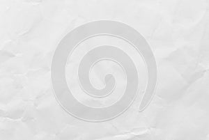 White crumpled paper texture background. Close-up