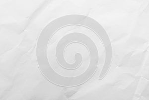 White crumpled paper texture background. Close-up