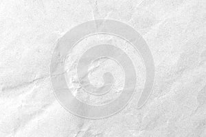 White crumpled paper texture background. Close-up