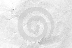 White crumpled paper texture background. Close-up