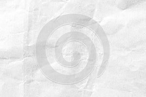 White crumpled paper texture background. Close-up