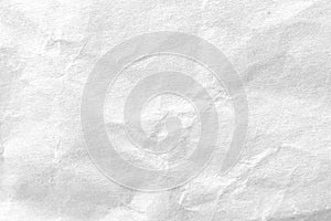 White crumpled paper texture background. Close-up