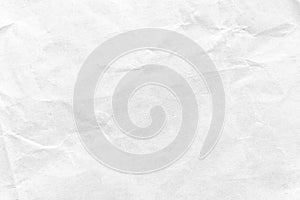 White crumpled paper texture background. Close-up