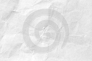 White crumpled paper texture background. Close-up