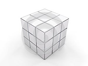 White cube rubik